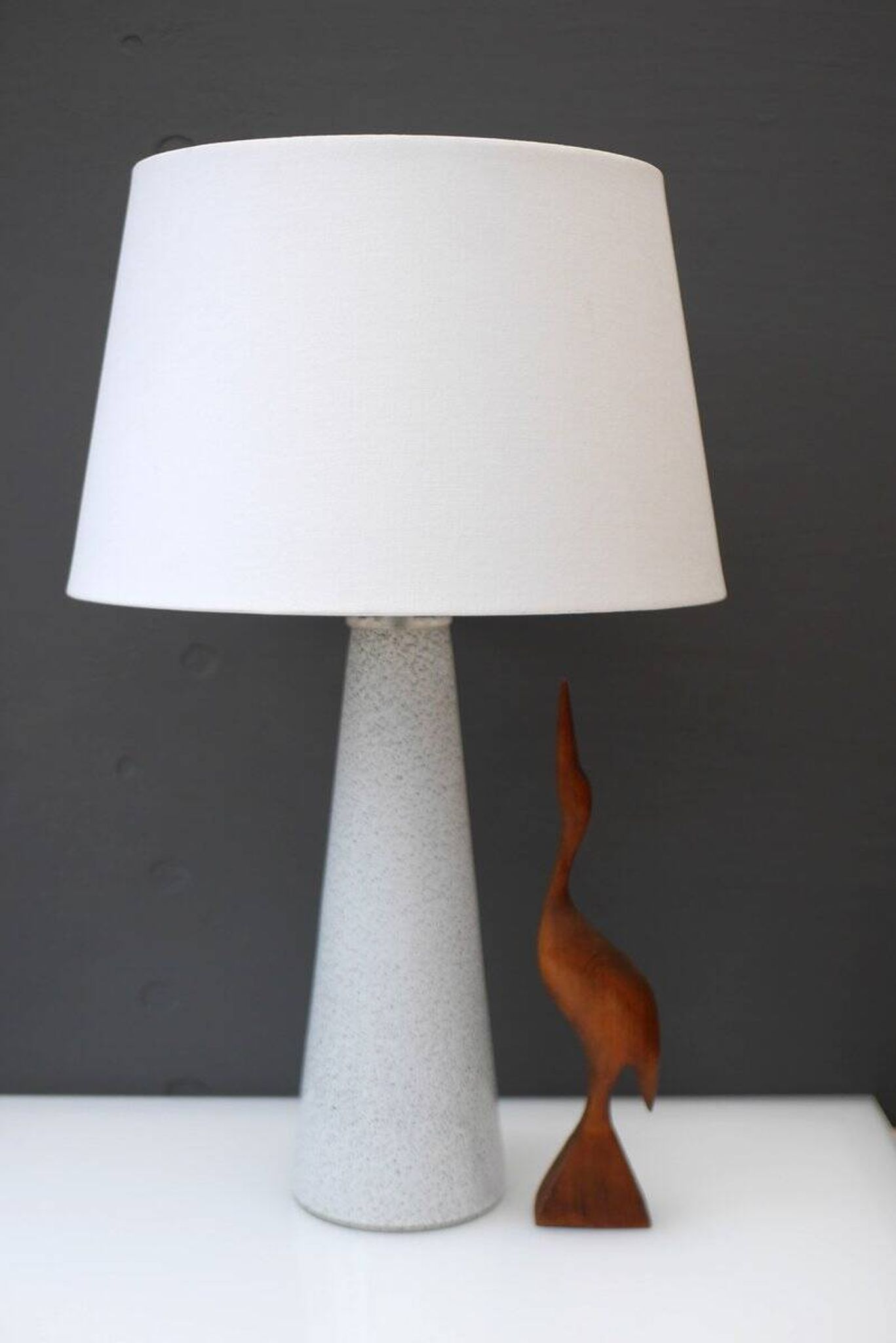 Art glass lamp by Bengt Orup for Hyllinge Glasbruk