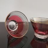 Vintage cups for dessert from the 50s