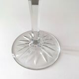 Crystal glass, coloured wine glass, pink