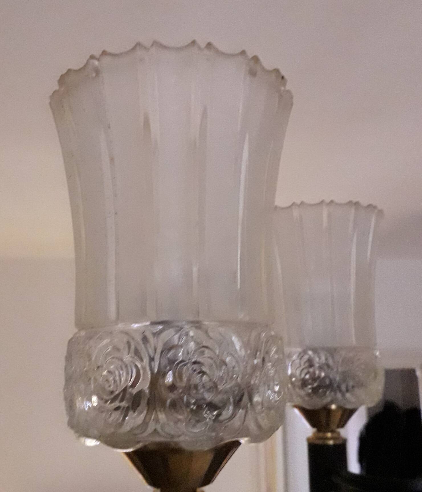 Chandelier with 6 lights from the 1950s/60s.