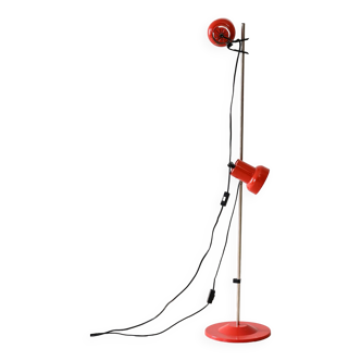 Vintage red floor lamp