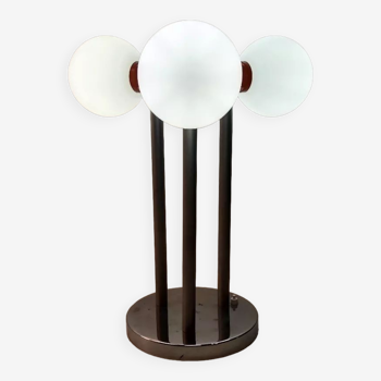 Opaline table lamp with 3 lights