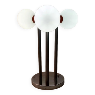 Opaline table lamp with 3 lights