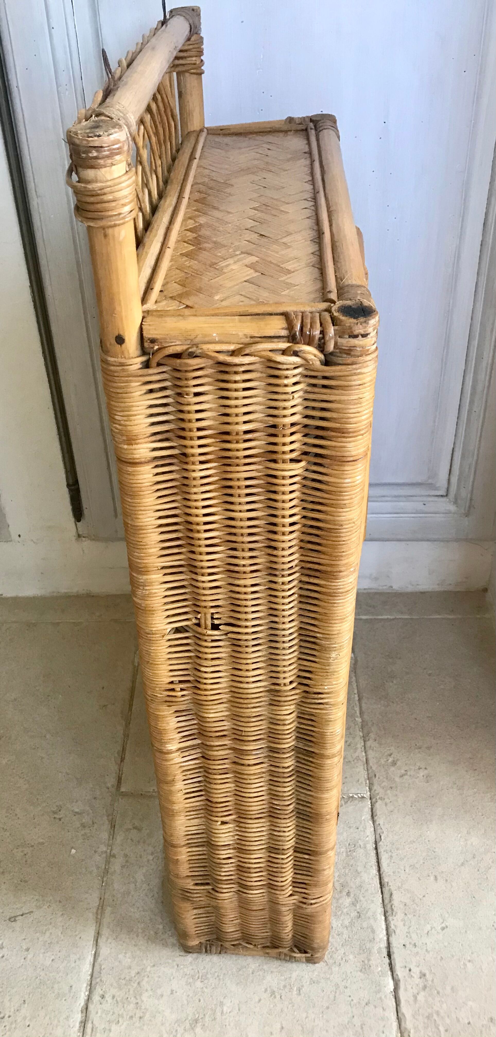 Rattan wall cabinet 82X48