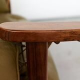 Jean Gillon "Jangada" Lounge Chair & Ottoman for Italma Wood Art, 1968