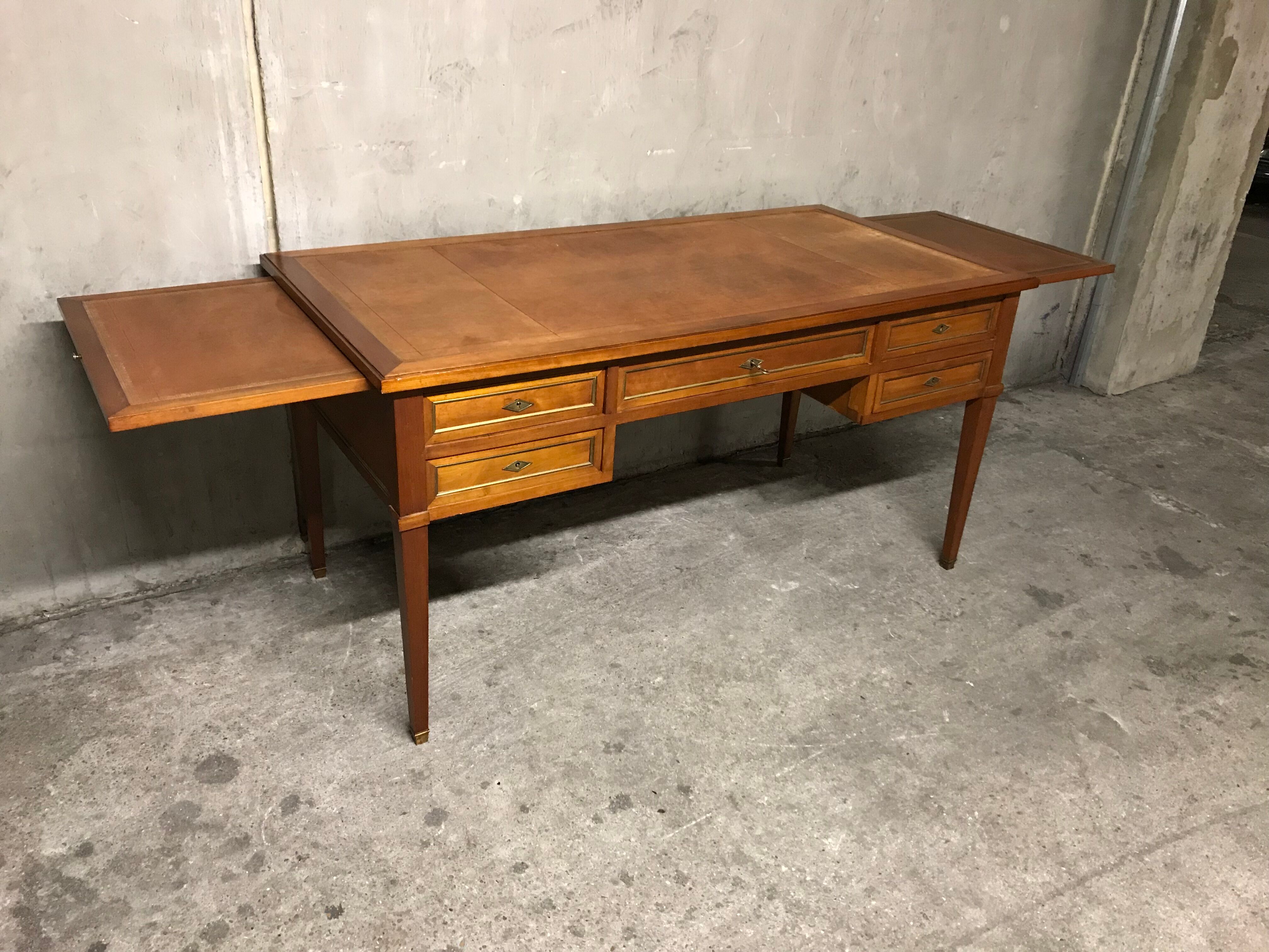 Bureau Louis XVI merisier