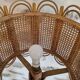 Rattan floor lamp