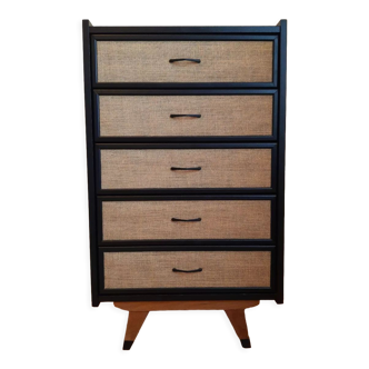 High vintage chest of drawers revisited