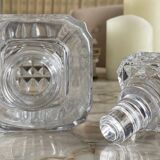 Cut crystal whisky decanter.