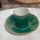 Vintage "Mix and Match" coffee cup set, Sologne porcelain
