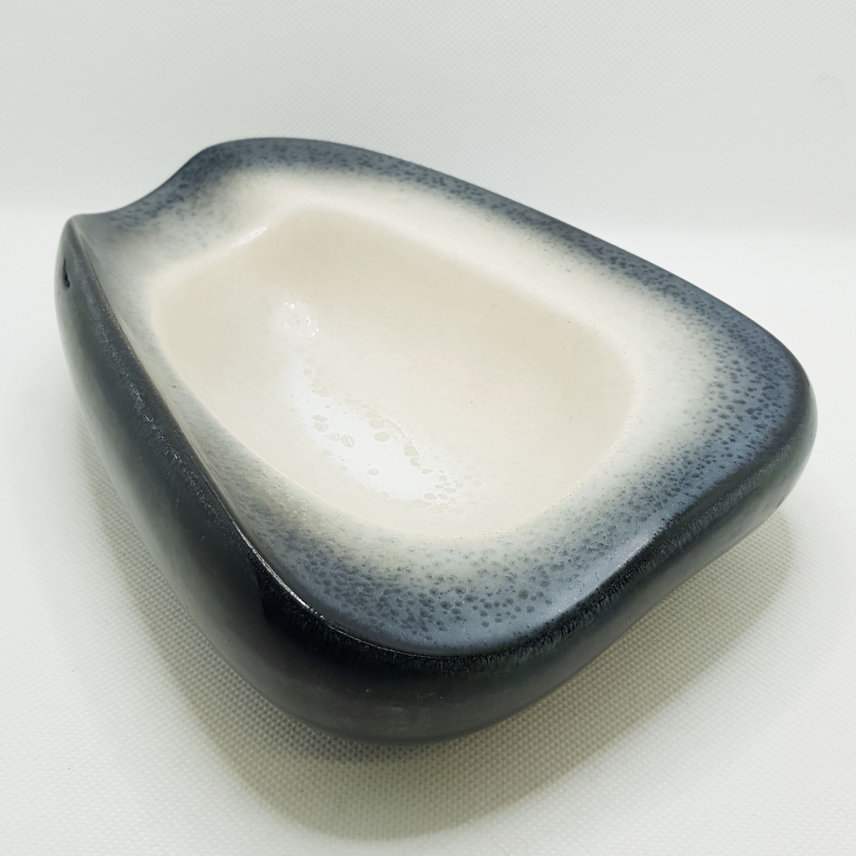 Mid century enameled ceramic ashtray