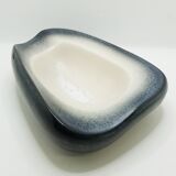 Mid century enameled ceramic ashtray