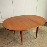 Table ronde vintage extensible