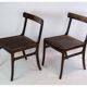 Suite de deux chaises Rungstedlund en acajou par Ole Wancher