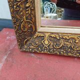 Wood and Gilded Stuk Mirror, early 20th century