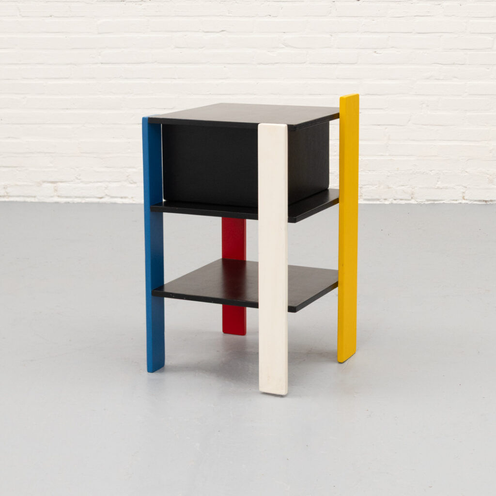 Rietveld style side table 1980s
