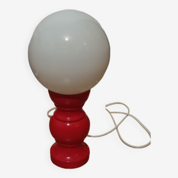 Lampe bilboquet globe 1970