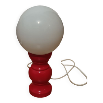 Lampe bilboquet globe 1970