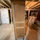 Art Deco Parisian wardrobe in natural wood