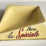 Vintage ceramic bistro ashtray