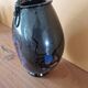 Robert Pierini (Born in 1950) - Matte black blown glass vase - 1985 - Biot
