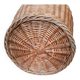 Basket 57cm woven rattan pot shape