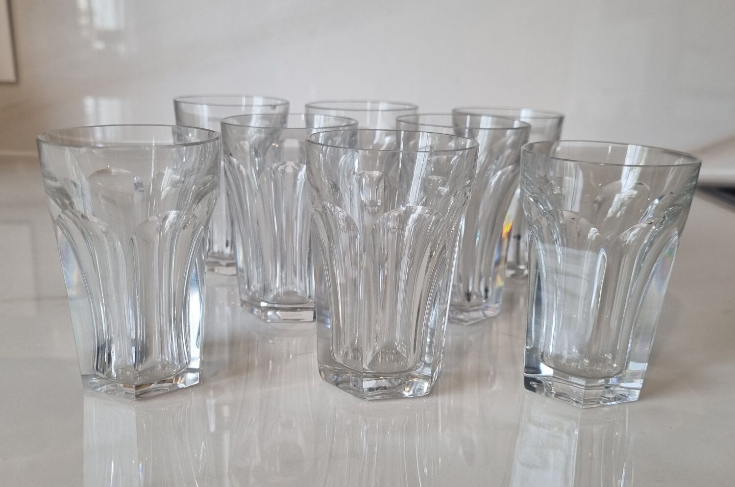 8 Baccarat glasses model Harcourt