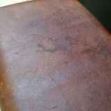 vintage leather bench, Czechoslovakia 60s, gym bench, pommel horse