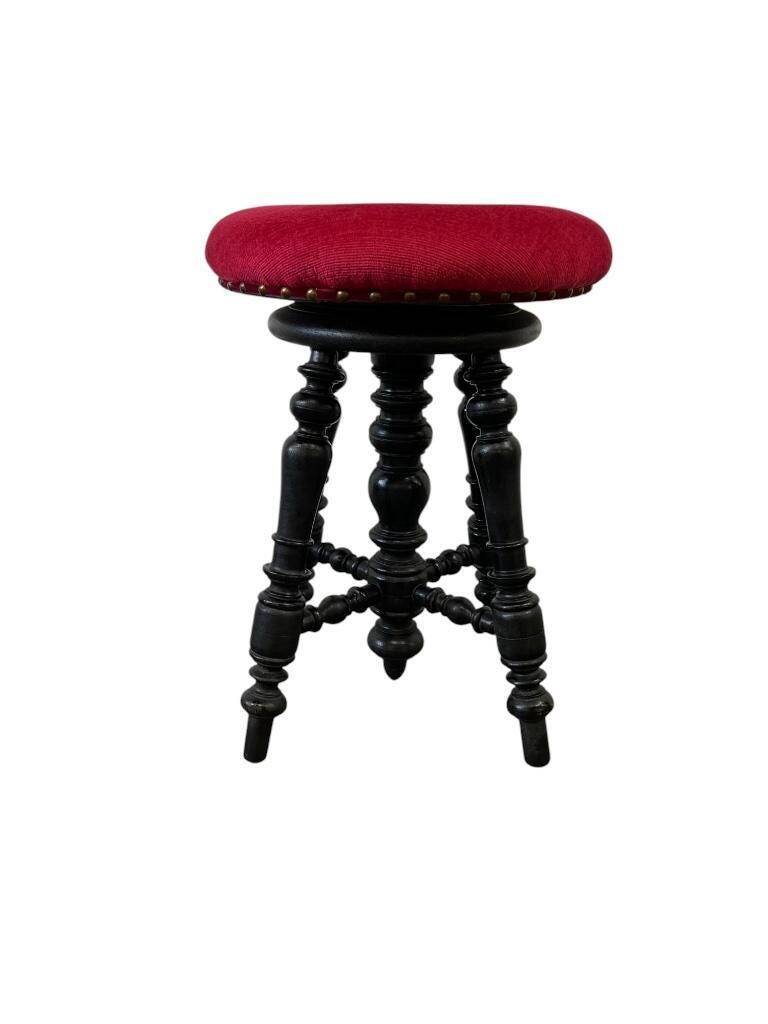 Vintage piano stool / stool / stool