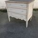Ancienne commode noir et grise