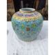 Ginger jar in Chinese glazed earthenware
