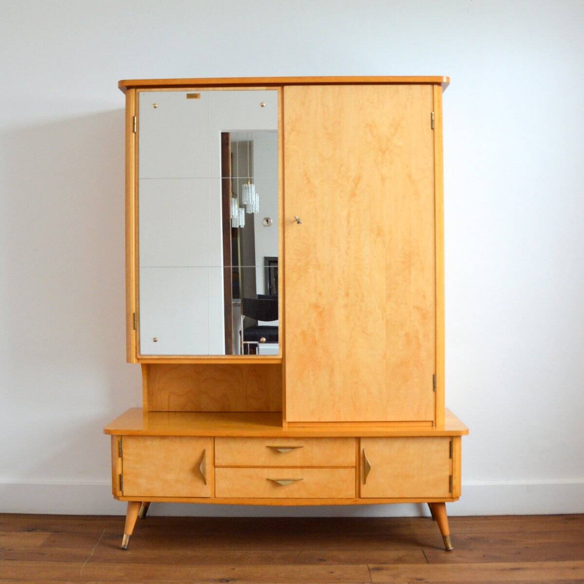 Vintage 1950s wardrobe / storage unit