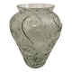 Sculpted glass vase