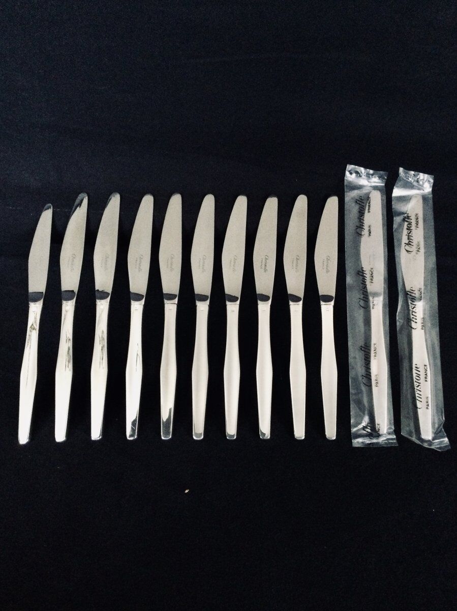 12 Entremets Christofle Orly Knives