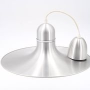 Suspension Ufo en aluminium, Scandinave années 70