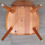 Ensemble de 2 chaises basses en pin par Carl Malmsten pour Svensk Fur 1950