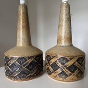 Paire de lampes de table, Søholm Stentøj, Danemark, années 1960, ensemble de 2