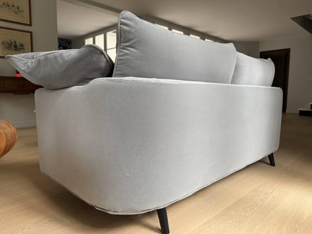Pair of SITS Julia sofas – Dedar Silver velvet – excellent condition