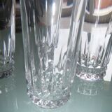 Hollywood regency 4 verres en cristal long drinks