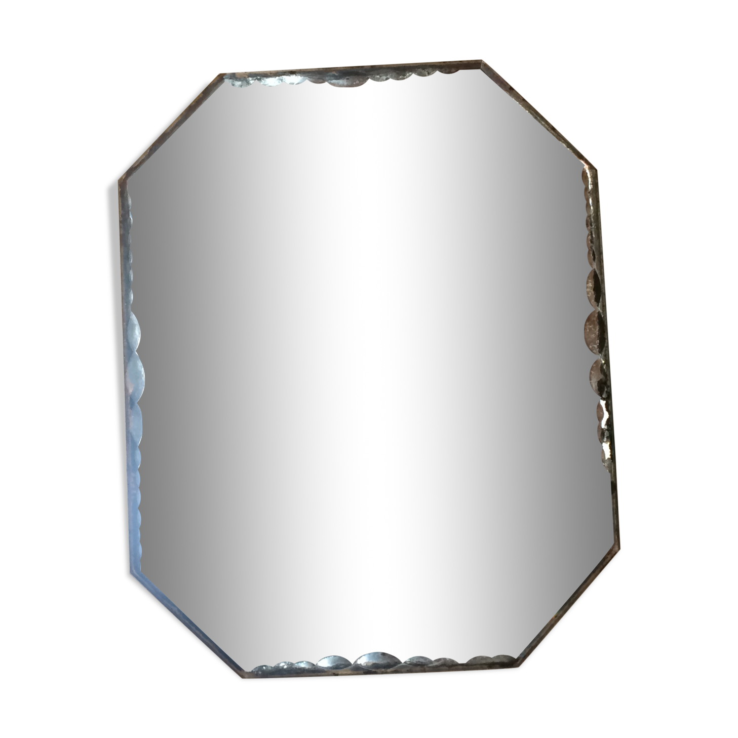 Miroir octogonal  biseauté