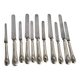 12 antique knives - Silversmith A Frenais Paris - 6 large & 6 small