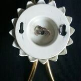Sconce gold metal artichokes and glass