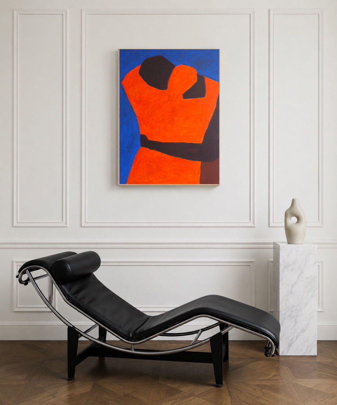 Close to You, contemporary minimalist painting.