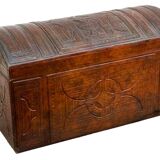 Leather trunk