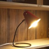 Small red table lamp, 1950's
