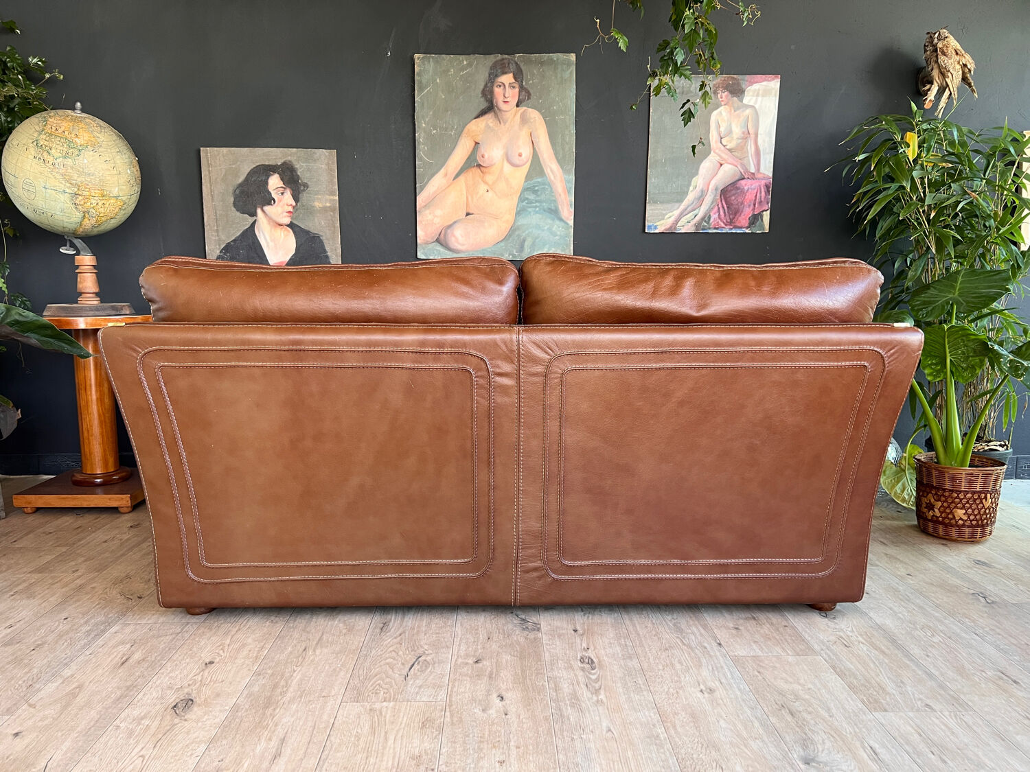 Leather couch