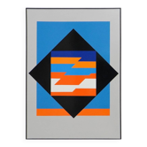 Guy Vandenbranden, Early XL Geometric Abstract Composition