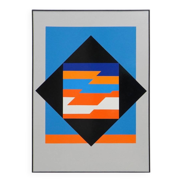 Guy Vandenbranden, Early XL Geometric Abstract Composition