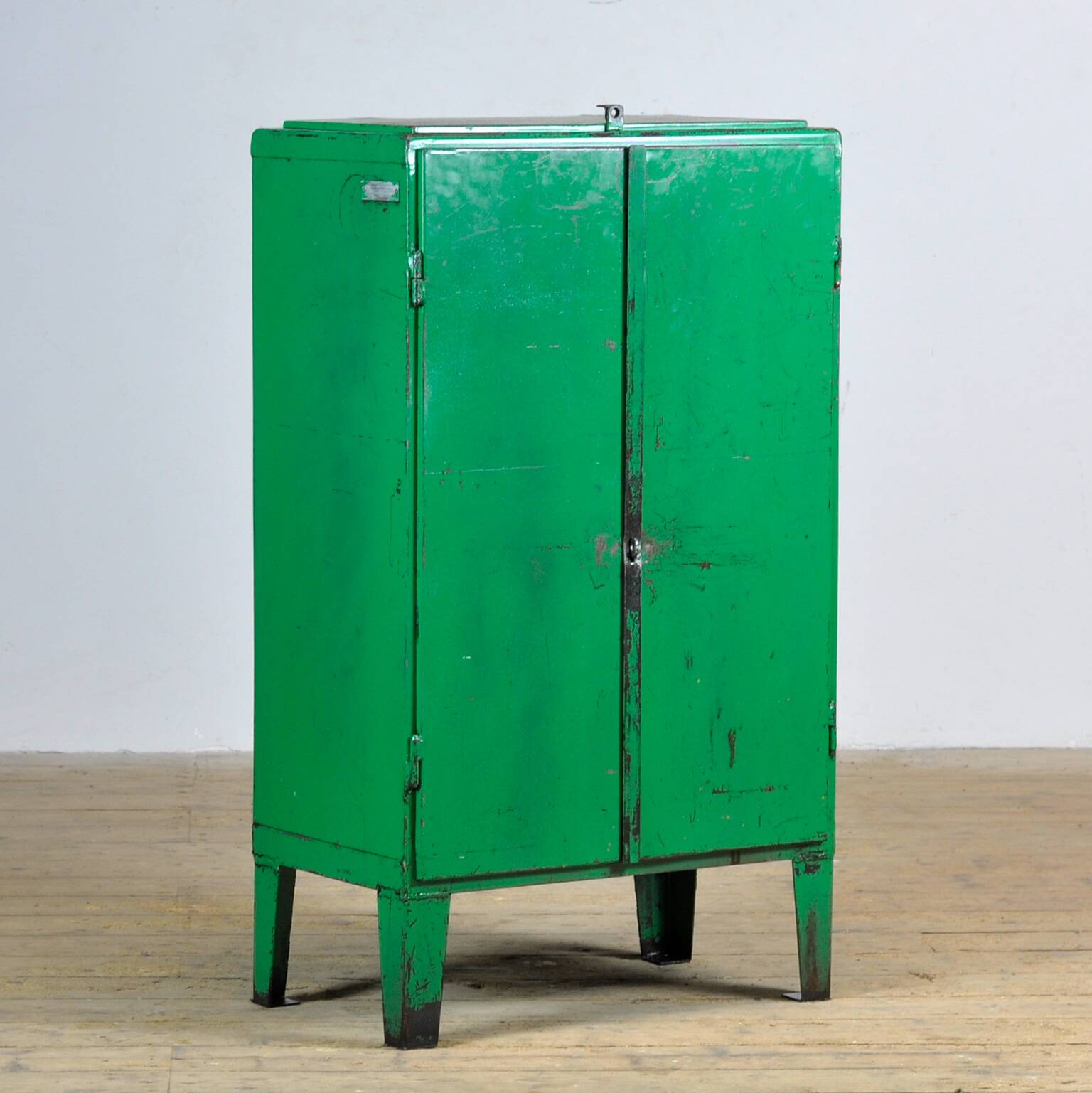 Industrial wrought iron cabinet, 1960s