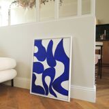 Majorelle blue painting